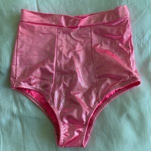 Pink Metallic hot shorts